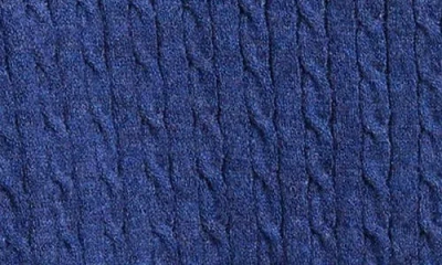 Freshman Kids' Tipped Cable Knit Cardigan In Blue