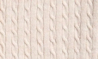 Freshman Kids' Tipped Cable Knit Cardigan In Neutral