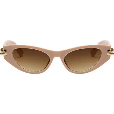 Fifth & Ninth Story 69mm Oversize Polarized Cat Eye Sunglasses