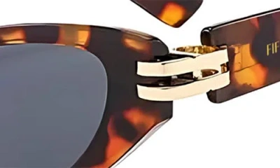 Fifth & Ninth Story 69mm Oversize Polarized Cat Eye Sunglasses