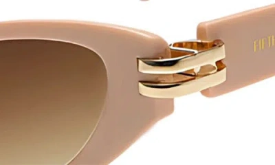 Fifth & Ninth Story 69mm Oversize Polarized Cat Eye Sunglasses