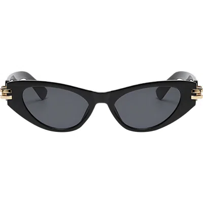 Fifth & Ninth Story 69mm Oversize Polarized Cat Eye Sunglasses