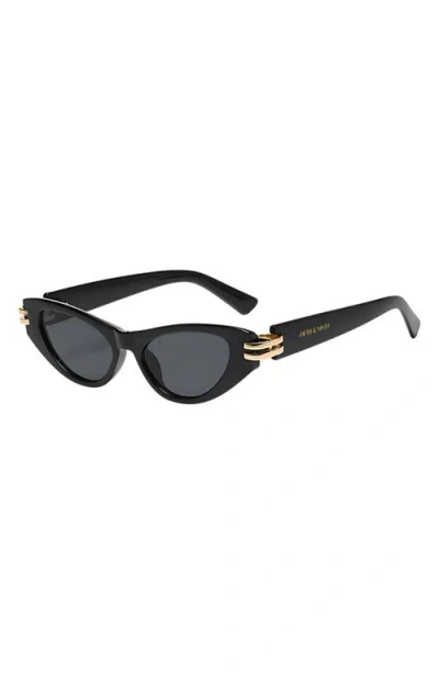 Fifth & Ninth Story 69mm Oversize Polarized Cat Eye Sunglasses