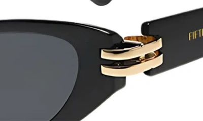 Fifth & Ninth Story 69mm Oversize Polarized Cat Eye Sunglasses