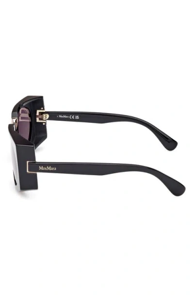 Max Mara 59mm Round Sunglasses