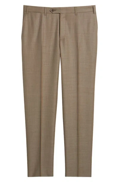 Canali Siena Regular Fit Pants In Neutral