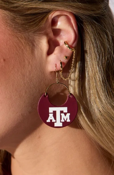 Nickel & Suede University Ninas Earrings