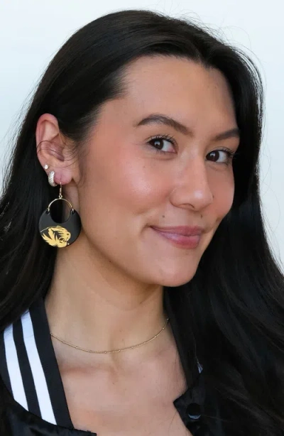 Nickel & Suede University Ninas Earrings