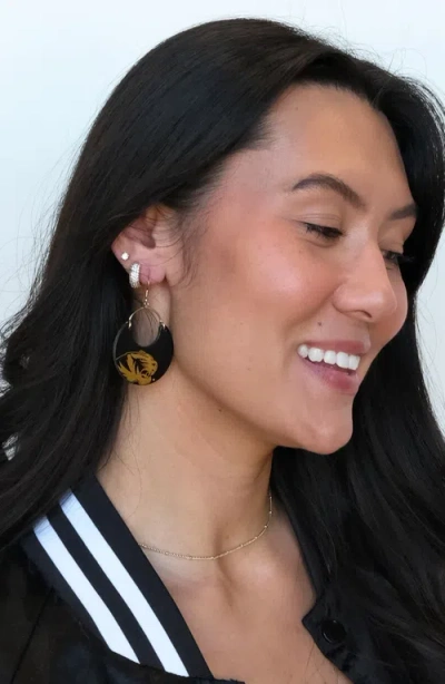 Nickel & Suede University Ninas Earrings