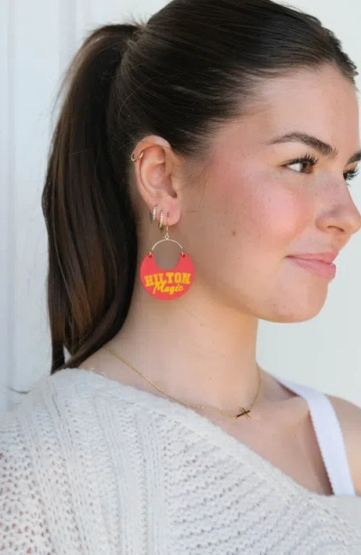 Nickel & Suede University Ninas Earrings