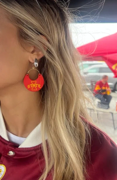 Nickel & Suede University Ninas Earrings