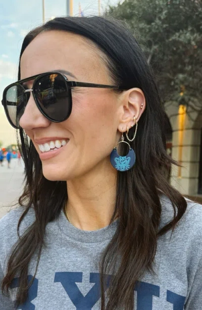 Nickel & Suede University Ninas Earrings