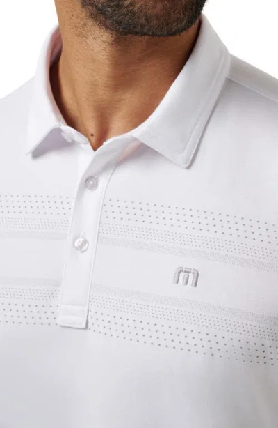 Travismathew Jungle Gallivant Polo In White