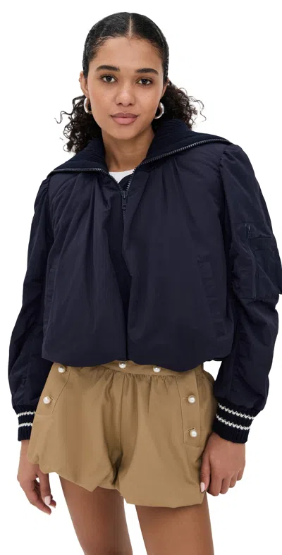 Sea Mirian Windbreaker Jacket Navy