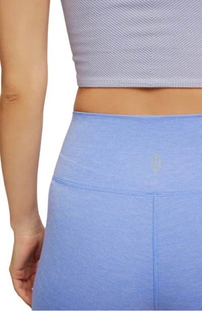 Free People Fp Movement Never Better Heathered Bike Shorts