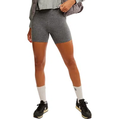 Free People Fp Movement Never Better Heathered Bike Shorts