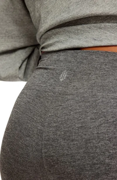 Free People Fp Movement Never Better Heathered Bike Shorts
