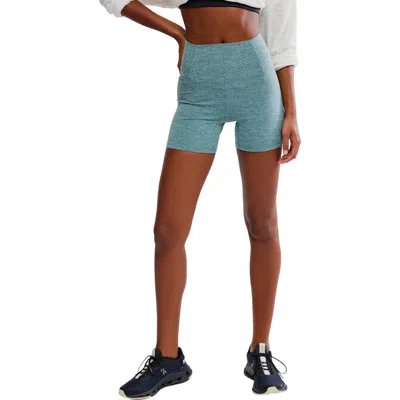 Free People Fp Movement Never Better Heathered Bike Shorts