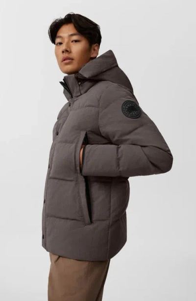 Canada Goose Wyndham Water Repellent 625 Fill Power Down Parka In Brown