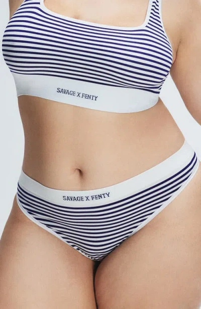 Savage X Fenty Seamless Stripe Thong