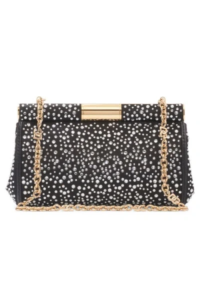 Dolce & Gabbana Dolce&gabbana Marlene Crystal Embellished Satin Shoulder Bag