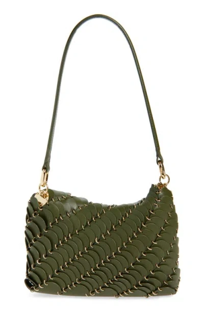 Rabanne Paco Leather Hobo Bag