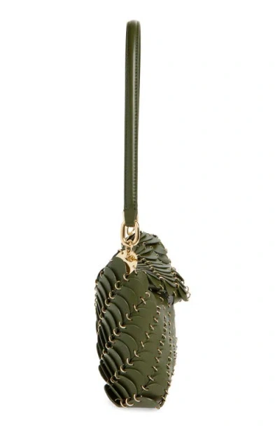 Rabanne Paco Leather Hobo Bag