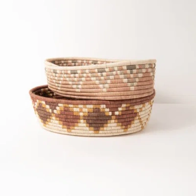 Maadili Collective Zig Zag Bread Basket