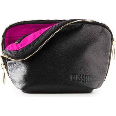 Kusshi Everyday Leather Makeup Bag