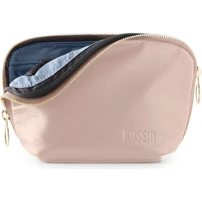 Kusshi Everyday Leather Makeup Bag