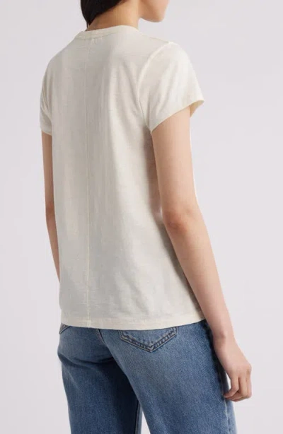 Rag & Bone Seashell Cotton Graphic T-shirt In Neutral