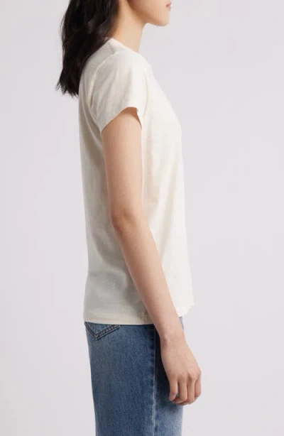 Rag & Bone Seashell Cotton Graphic T-shirt In Neutral