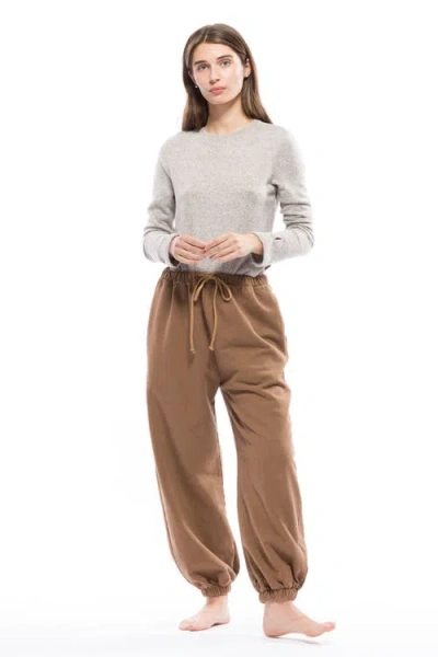 Toit Volant Mia 101 Sweatpants In Brown
