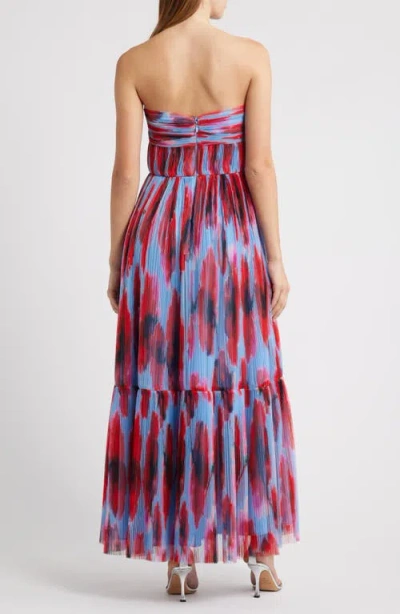 Hutch Bow Front Strapless Maxi Dress