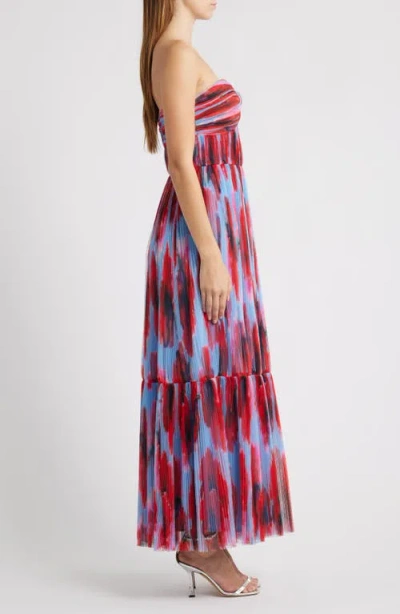 Hutch Bow Front Strapless Maxi Dress
