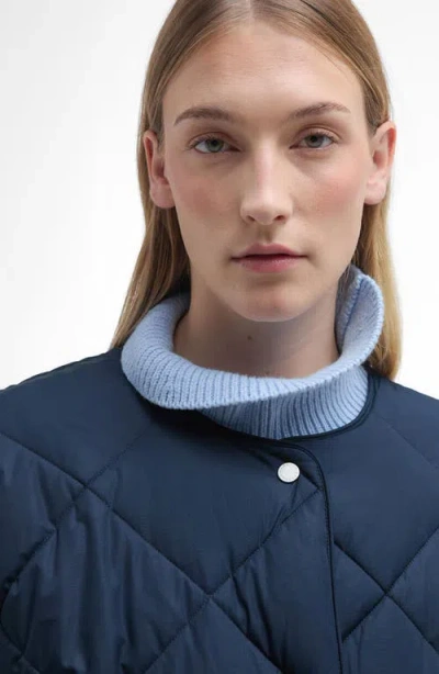 Barbour Brigitte Quilted Coat With Removable Scarf