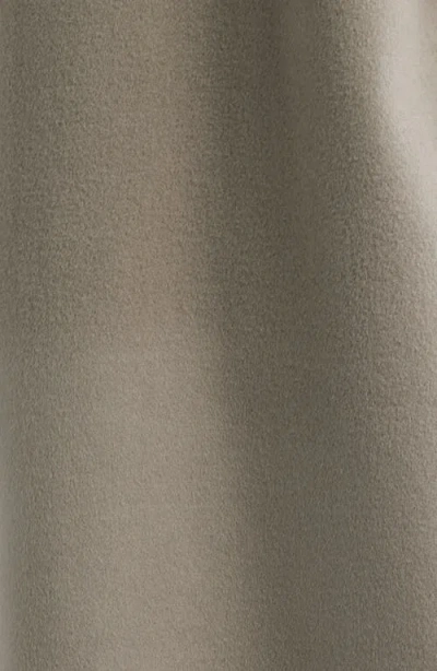 Eileen Fisher Stand Collar Reversible Wool & Cashmere Coat
