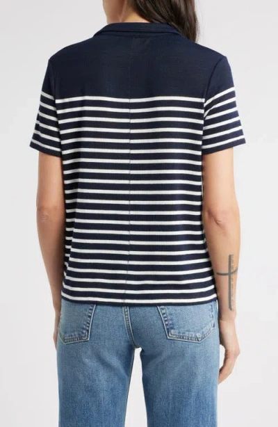 Rag & Bone Stripe Knit Polo
