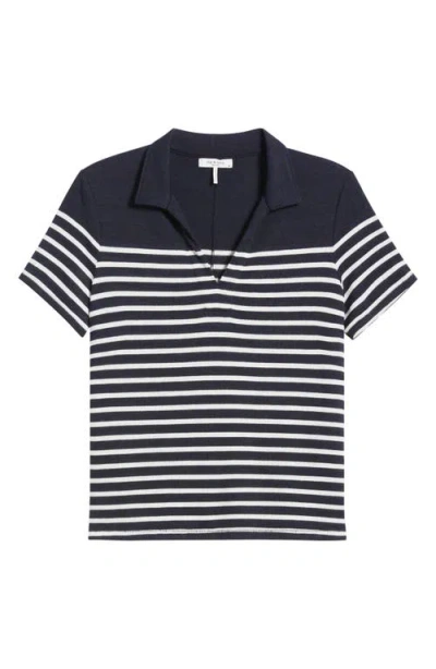 Rag & Bone Stripe Knit Polo