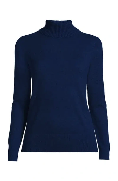 Lands' End Cashmere Turtleneck Sweater
