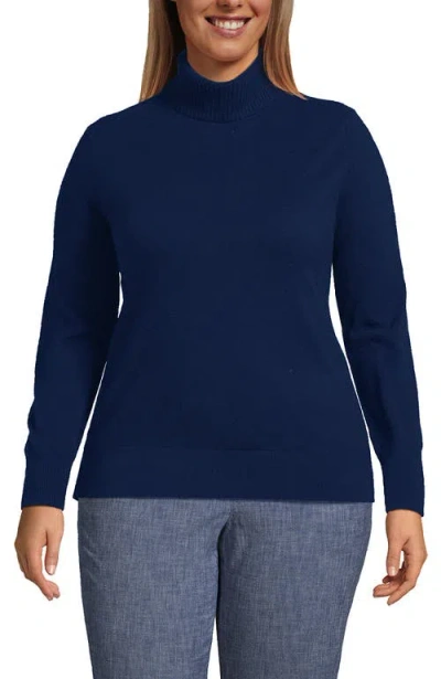 Lands' End Cashmere Turtleneck Sweater