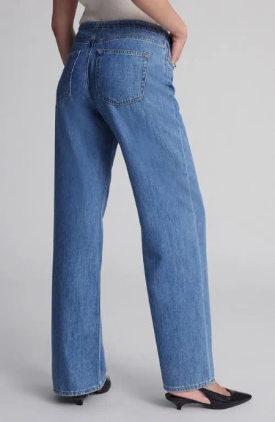 Mavi Jeans Merly Wide Leg Denim Pants In Blue