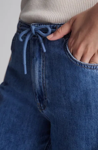 Mavi Jeans Merly Wide Leg Denim Pants In Blue