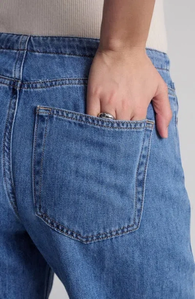 Mavi Jeans Merly Wide Leg Denim Pants In Blue