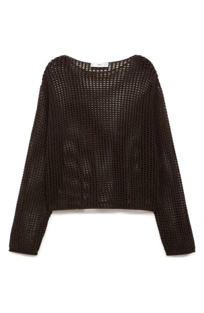 Mango Open Stitch Cotton Sweater