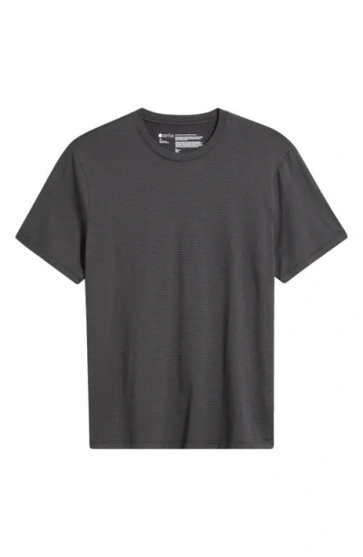 Zella Dynamic Stripe T-shirt In Gray