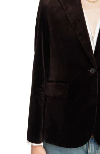 Zadig & Voltaire Vavy Cotton Velveteen Blazer