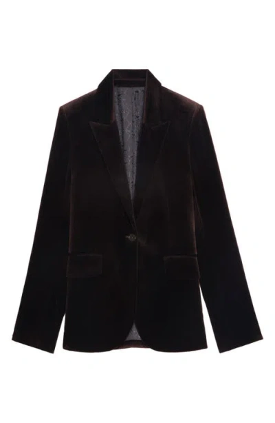 Zadig & Voltaire Vavy Cotton Velveteen Blazer