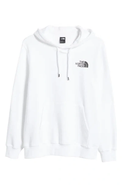 The North Face Never Stop Exploring Box Logo Graphic Hoodie In White