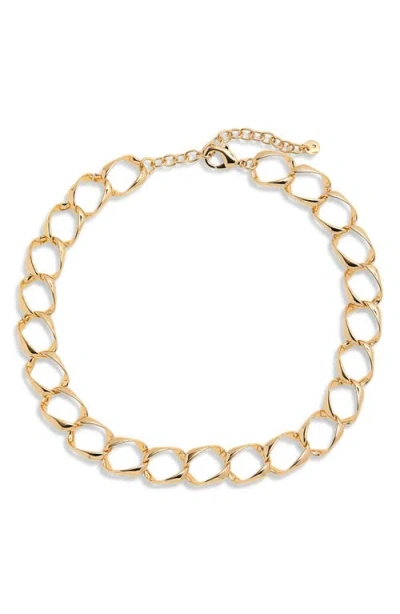Nordstrom Oversize Curb Link Collar Necklace